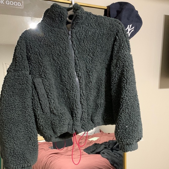 Urban outfitters blue Sherpa jacket size XS - Picture 1 of 1